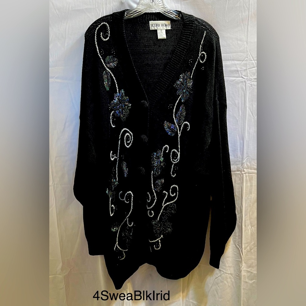 Fancy cardigan sweater.
